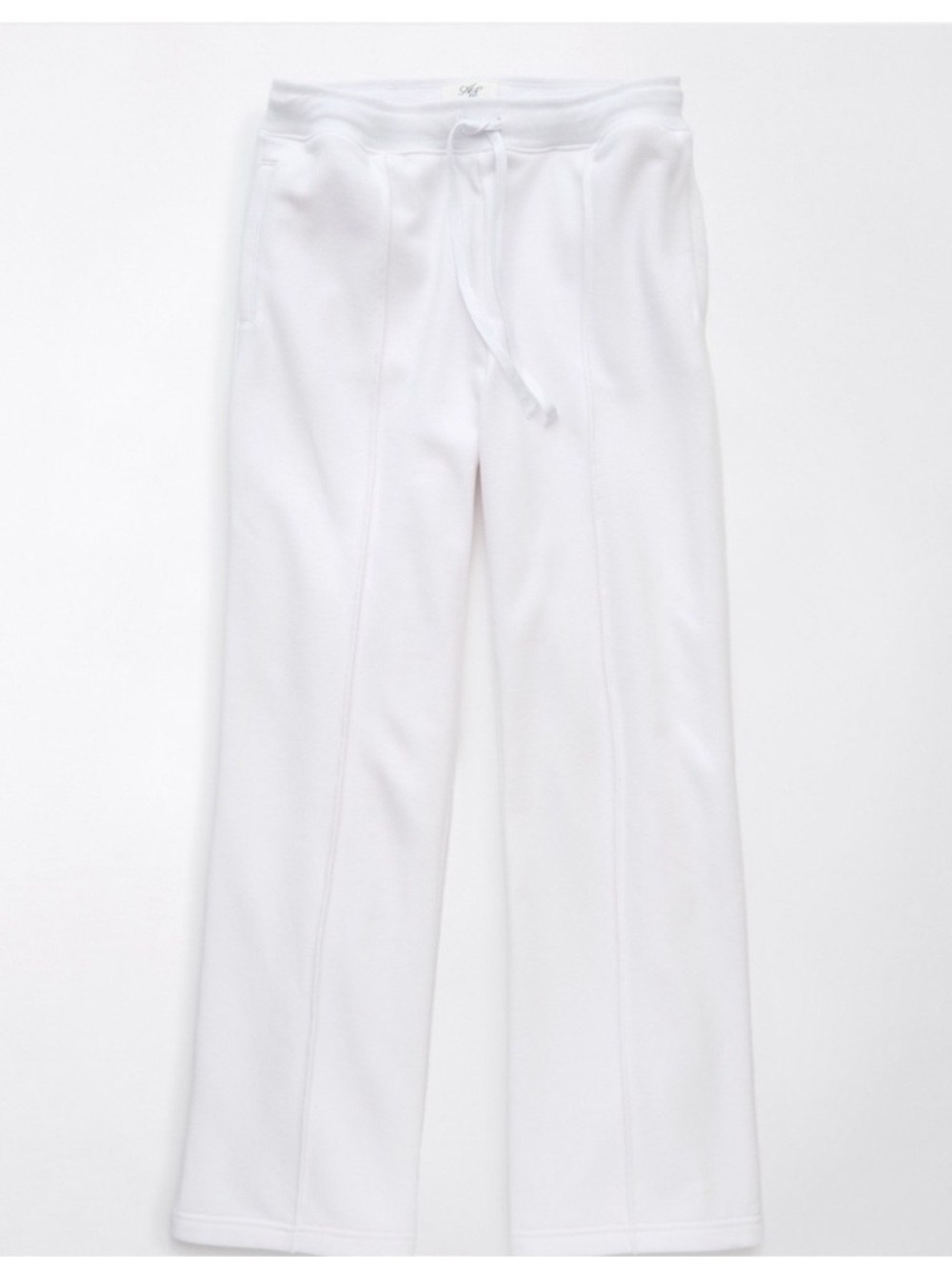 NWT AE Wide-Leg Lounge Pants in White - Picture 4 of 9